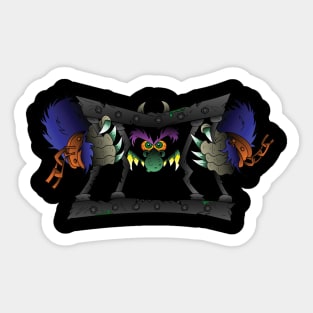 My Caged Pet Monster Sticker